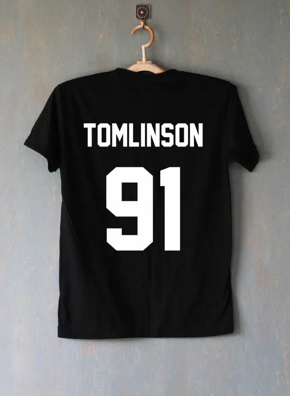 Louis Tomlinson 91 Majica Eno Smer T Shirt Majica s kratkimi rokavi TShirt Tee Unisex Majica Več Velikosti in Barv-A088