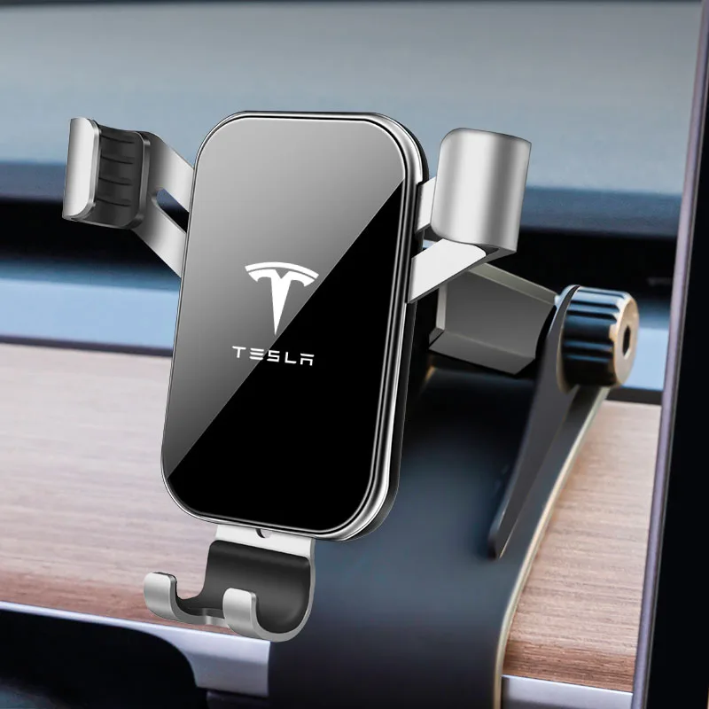 LQY Avto Nosilec za Telefon, nadzorna plošča Nastavek za Stojalo, Avto, Mobilni Telefon, Držalo, GPS Zaslon Nosilec za Tesla Model 3 2017-2019