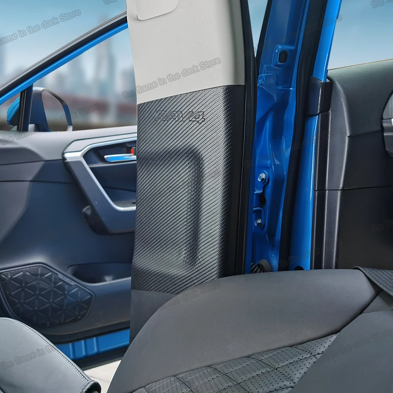 Lsrtw2017 za Toyota Rav4 Avto B post varnostnega pasu mat Kritje Zaščitnik Notranja Oprema 2019 2020 2021 xa50 proti trčenju