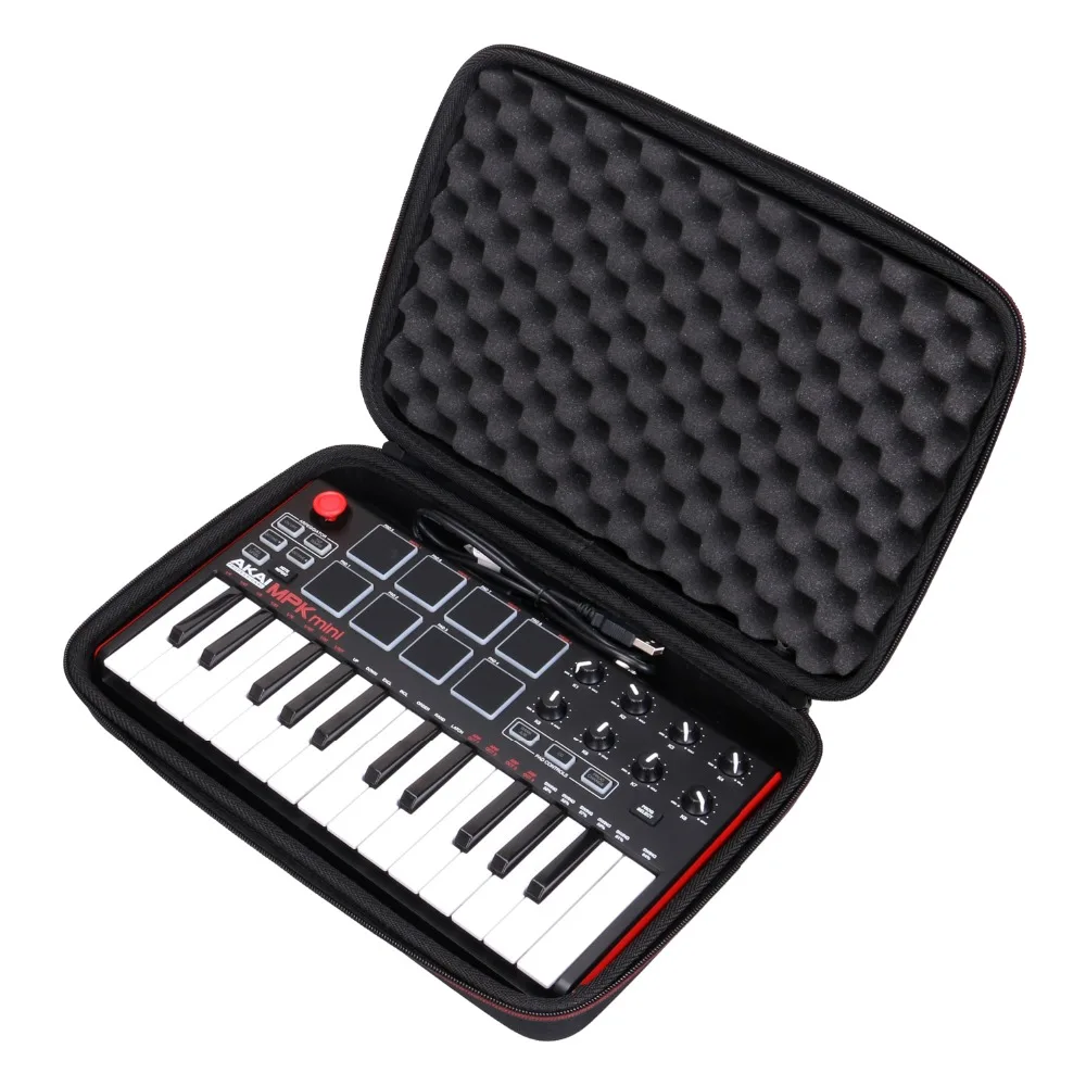 LTGEM Trdi kovček za Akai Strokovno MPK Mini MKII & MPK Mini Play | 25-Ključ USB MIDI Boben Pad & Tipkovnice Krmilnika
