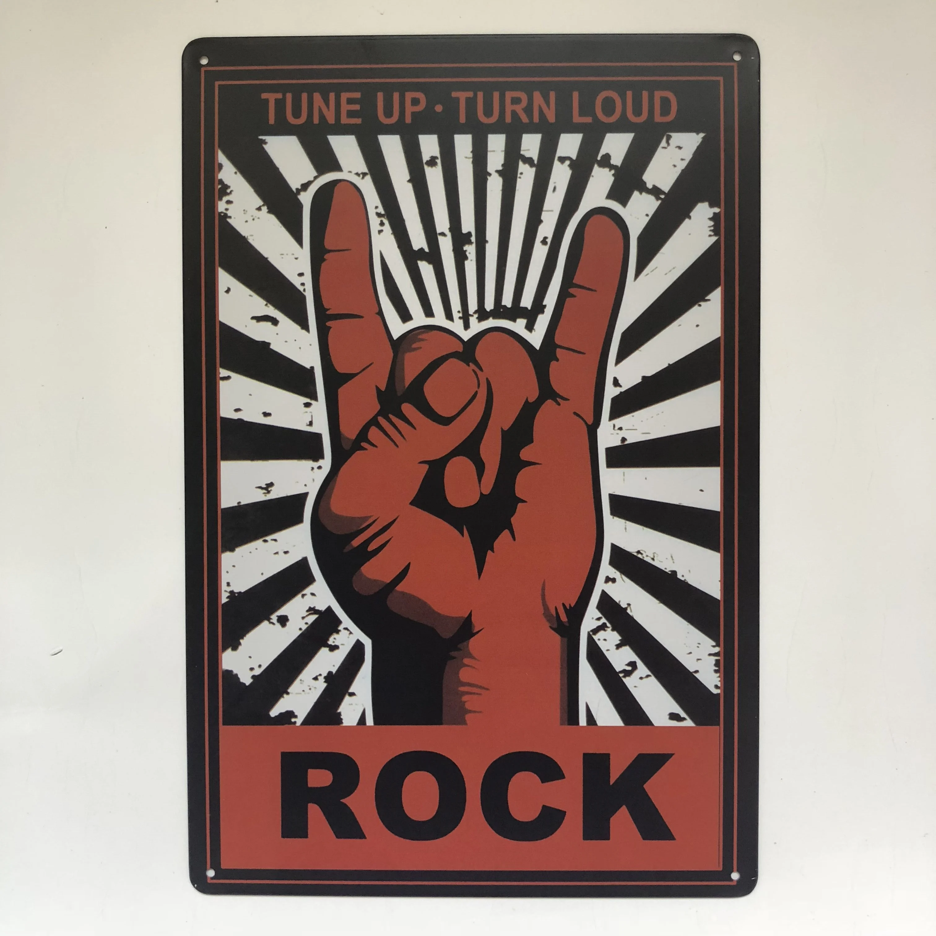 [Luckyaboy] Rock Plošča Letnik Kovinski Tin Znaki Domov Bar Pub Garaža Dekor Plošče Človek Jamske Stenske Nalepke