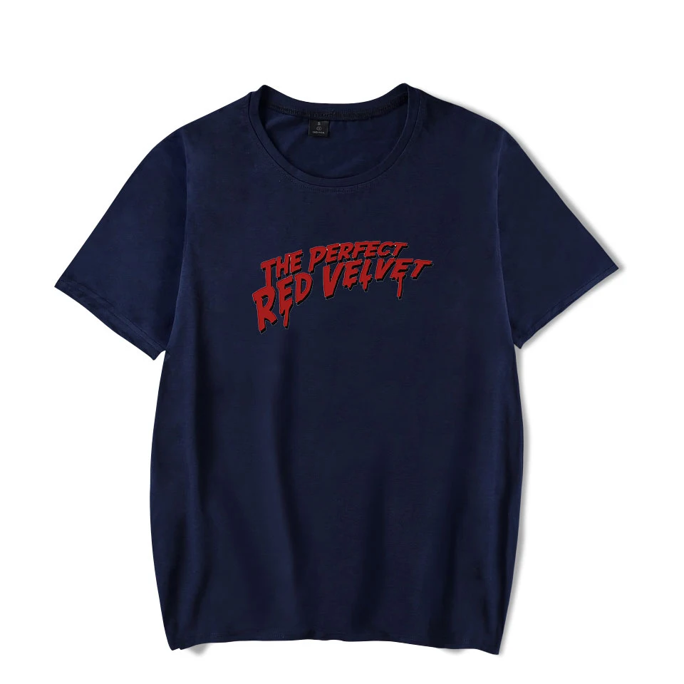 LUCKYFRIDAYF 2019 RDEČE Priložnostne T-shirt Žamet Tiskanja za Ženske Oblačila Vroče Prodaje Vrhovi Kratek Rokav Kpop T-Shirt Plus Velikost 4XL