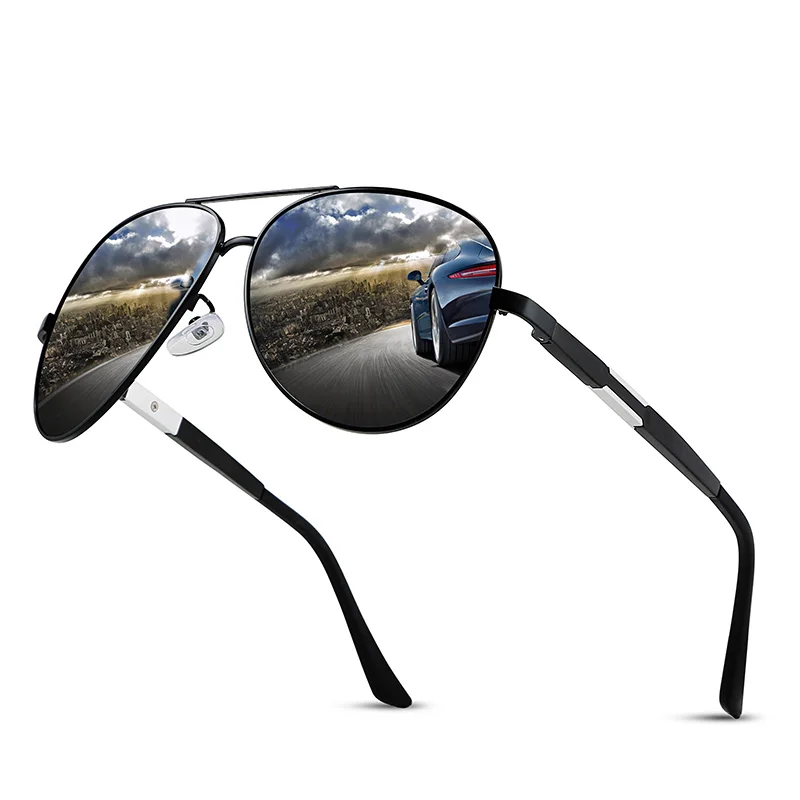 Luksuzna moška sončna Očala Polarizirana Aluminij Visoke Kakovosti Uv400 Anti Glare Očala Ženske Kvadratnih sončna Očala Retro Vožnjo Pilotni