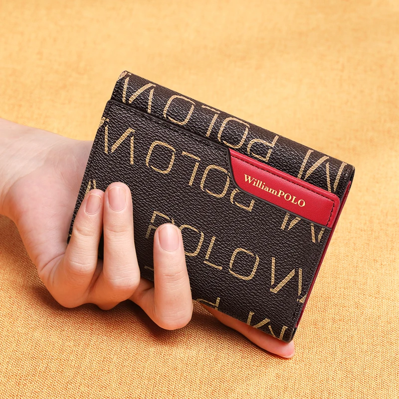 Luksuzne blagovne znamke denarnice, ženske kratke anti-theft krtačo vozniško dovoljenje kartico vrečko kratek 2020 nov eleganten večnamenski denarnice denarnica