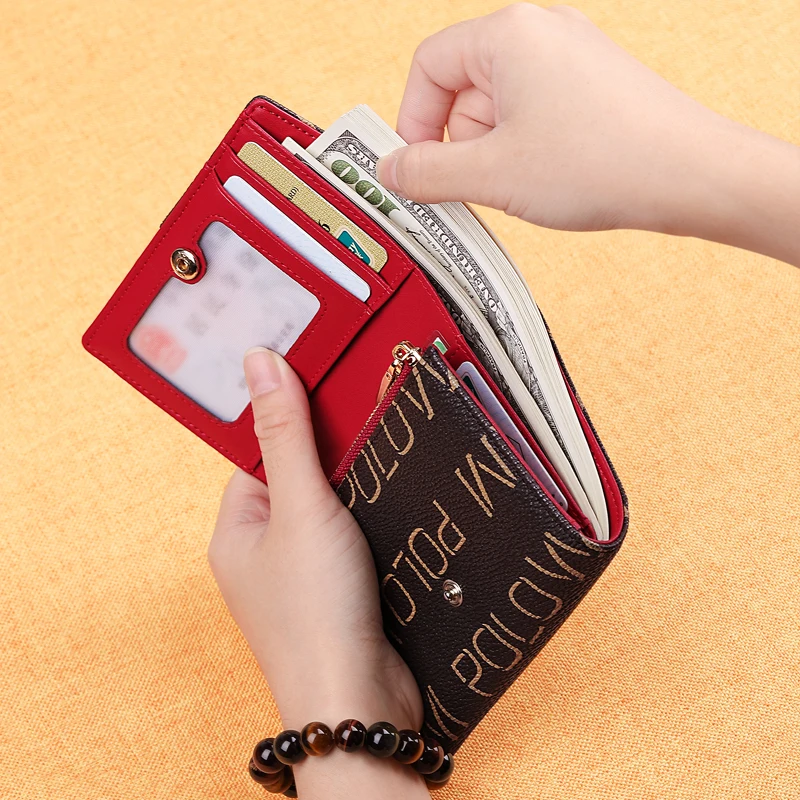 Luksuzne blagovne znamke denarnice, ženske kratke anti-theft krtačo vozniško dovoljenje kartico vrečko kratek 2020 nov eleganten večnamenski denarnice denarnica