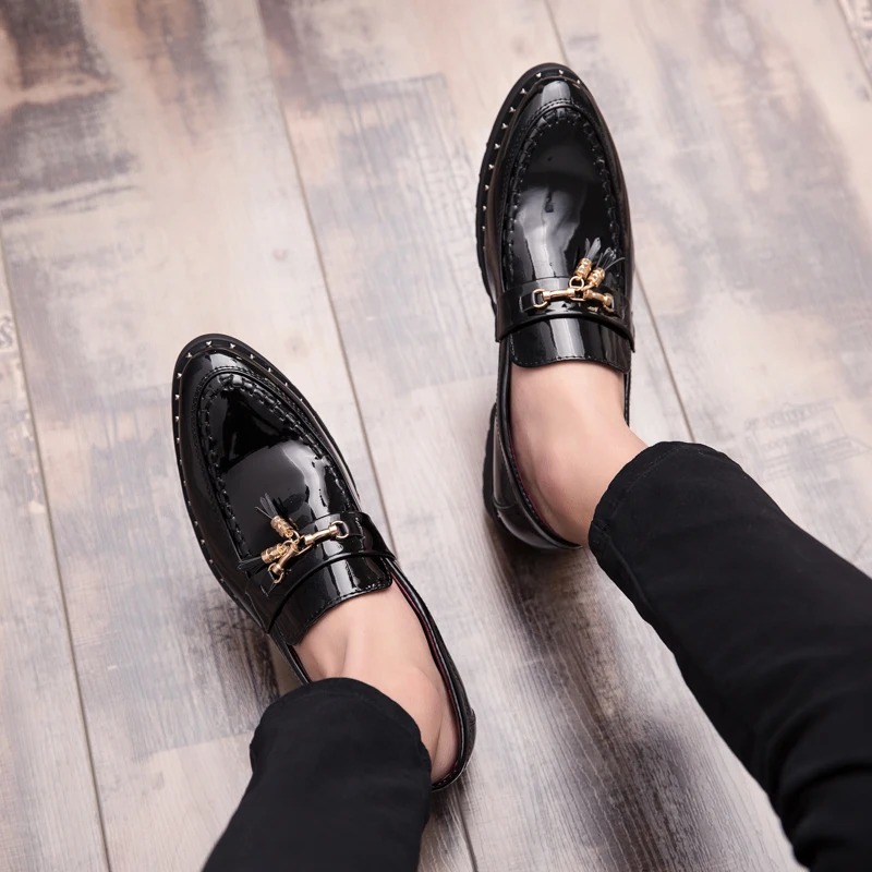 Luksuzne blagovne Znamke moških obleko, čevlji za Klasično Človek Konicami Prstov Obleko, Čevlji za Moške Usnje svate Čevlji Oxfords Formalno Čevlji p4