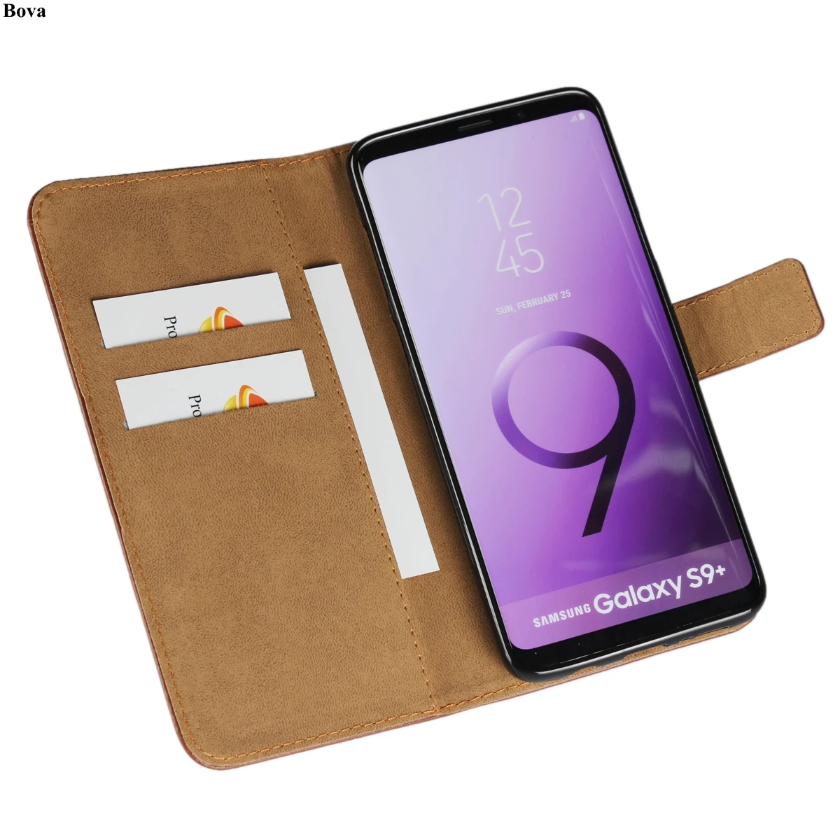 Luksuzni denarnice ohišje za Samsung Galaxy S9+ Plus / S9 zaščitni tulec, pu Usnja flip case za Samsung SM-G960F G965F GG