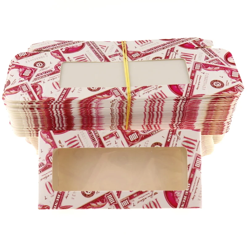 Luksuzni Hotselling Prazno Mehko Papir Trepalnic Embalaža Škatle Veliko Izbiro Candy Barve Trepalnico Pakiranje Shranjevanje Primera