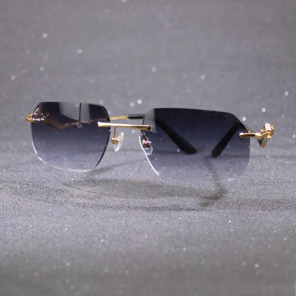 Luksuzni Panther sončna Očala za Moške in Ženske Novo Oblikovalec sončna Očala Okvir Dekoracijo Dodatki Modni reviji Očala Oculos