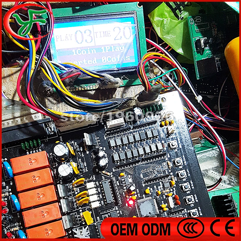 Luksuzni plišastih za žerjav avtomat PCB board nevihte igra motherboard glasbo v ozadju ,angleščina zaslonu štetje senzor žice