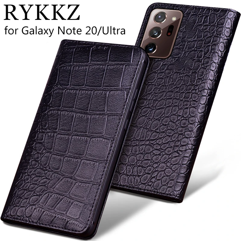 Luksuzni Pravega Usnja Flip Case Za Samsung Galaxy Note 20 Ultra Pokrovček Handmake Usnje Primerih Za Galaxy Note 20+ Primeru