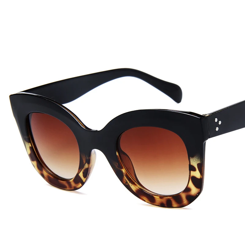 Luksuzni Pravokotnik sončna očala ženske blagovne znamke oblikovalec retro cat eye sončna očala Ženska Očala UV400 oculos