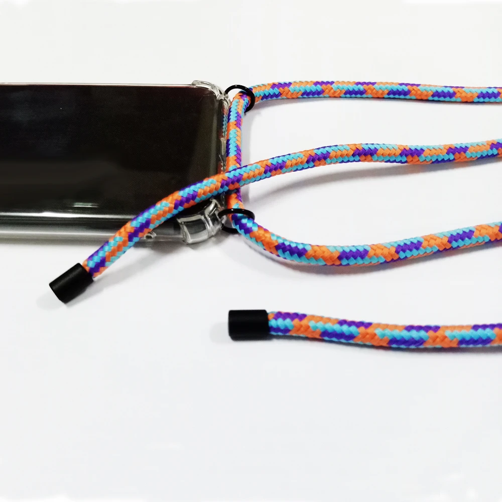 Luksuzni Pregleden Primeru Mobilni Telefon Crossbody Ogrlica Kabel, Vrvica za opaljivanje tega Z Vrvjo Za iPhone 6 7 8 Plus X XR XS 11 Pro Max Zadnji Pokrovček