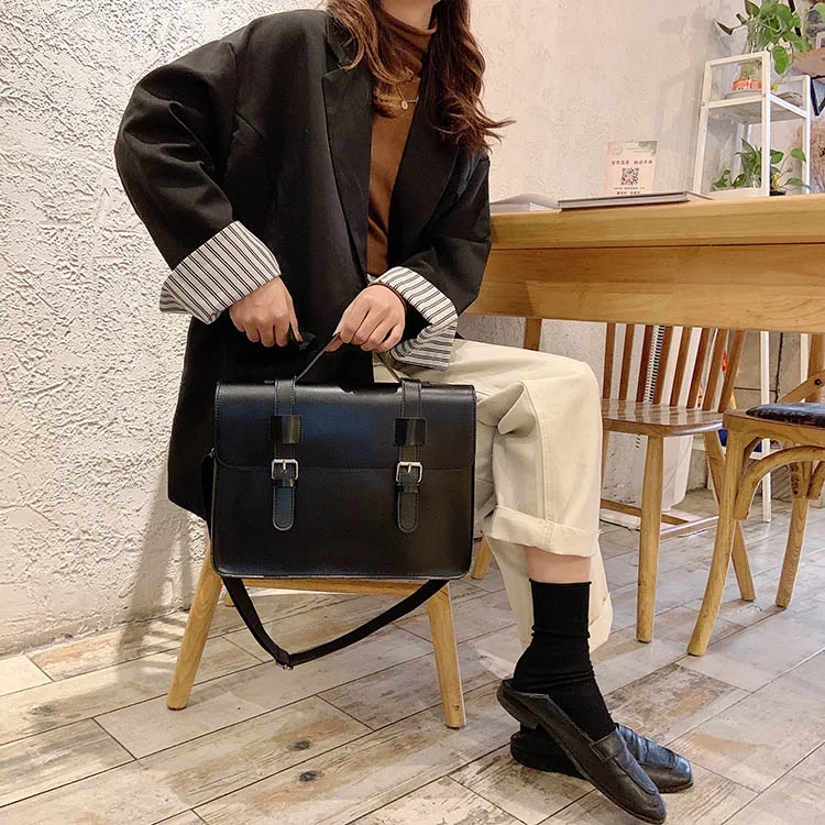Luksuzni Ženske Crossbody Vrečko Ženski 2019 Novi korejski Modna Torba Ženske Trend velike Sponke Messenger Bag Torbica