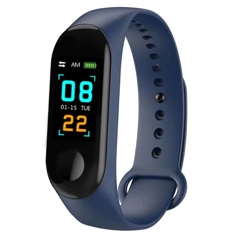 M3 Brezžični Barvni Zaslon Srčni Utrip Nepremočljiva Šport Pametna Zapestnica Spanja Monitor Fitnes Tracker Sport Watch Smart