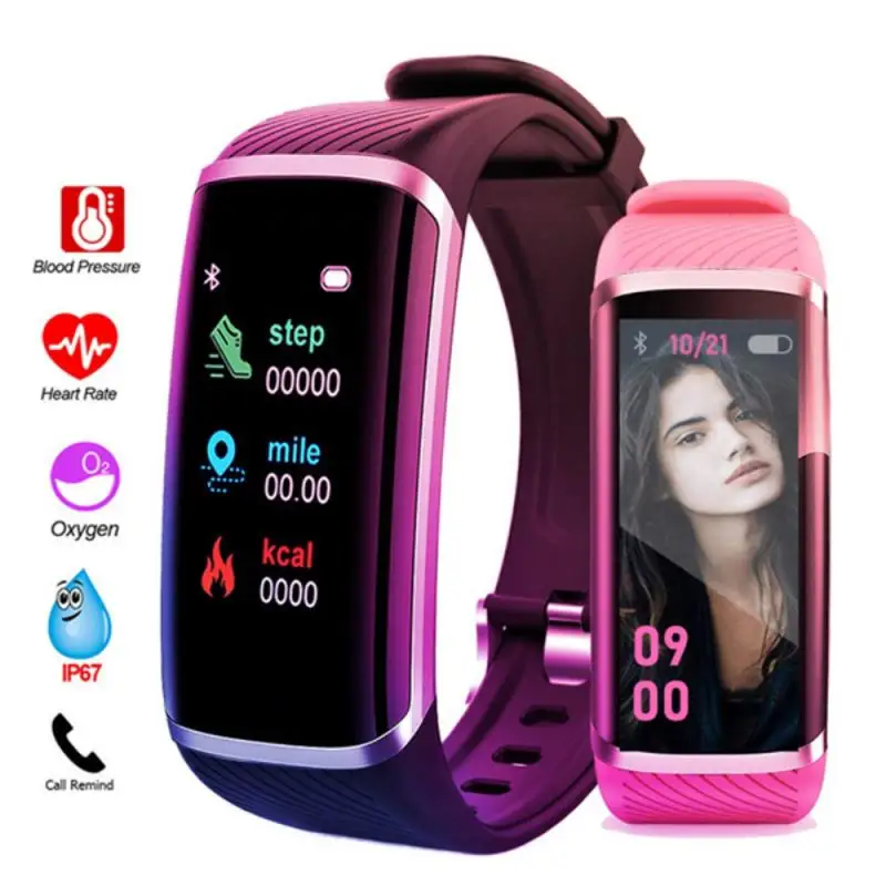 M8 Smart Bluetooth Zapestnica Telesne Temperature Monitor Srčnega utripa, Krvnega Tlaka Health Monitor IP67 Nepremočljiva Watch Band Ure