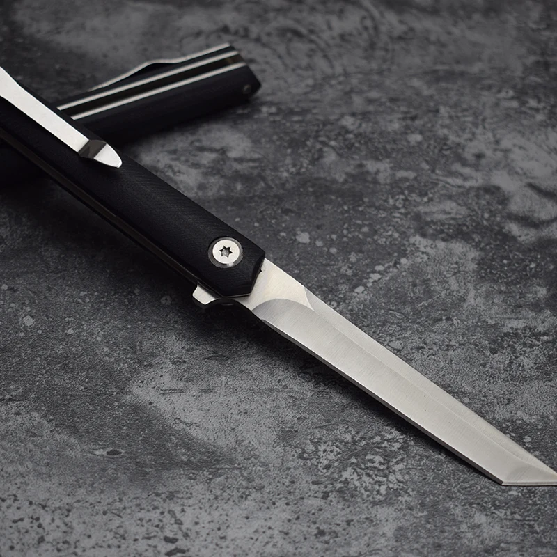 Mack Walker Žep Folding Nož Rezilo G10 -Ročaj Nož za Kampiranje na Prostem Preživetje Lov EOS Orodje