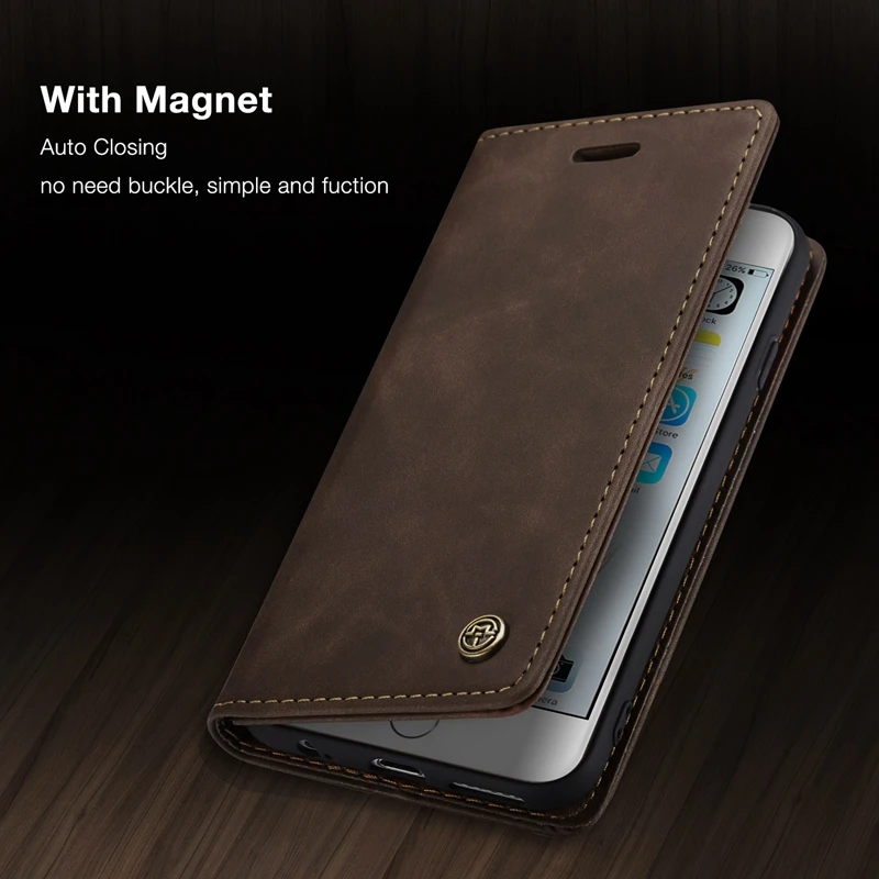 Magnetni Primeru Za Coque iPhone 6S 6 7 8 Plus Primeru Flip Denarnice Kritje Za iPhone6 6 S Plus iPhone Mini 12 11 XR Pro XS Max Primeru