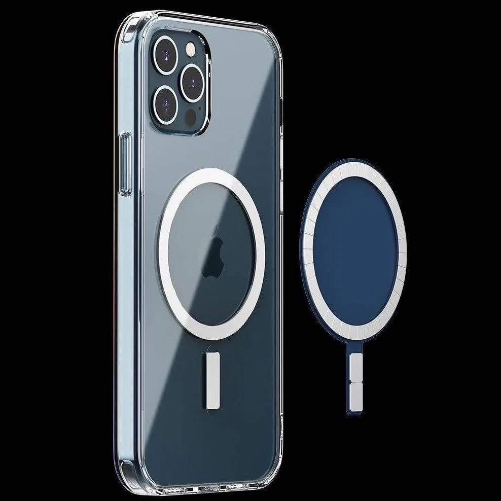 Magnetno Ohišje Za iPhone 12 Pro Varno Zaščitna torbica Za iPhone 12 ProMax Mini Podpirajo Brezžično Polnjenje Prozorno Tanke Capa