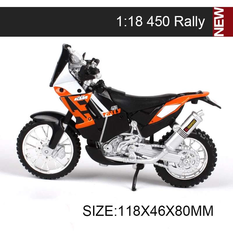Maisto 1:18 Motocikel Modeli KTM 450 Rally 640 VOJVODA LL 525 SX450 SXF520 SX RC390 Mini Dirko Igrača Za Darilo Zbirka