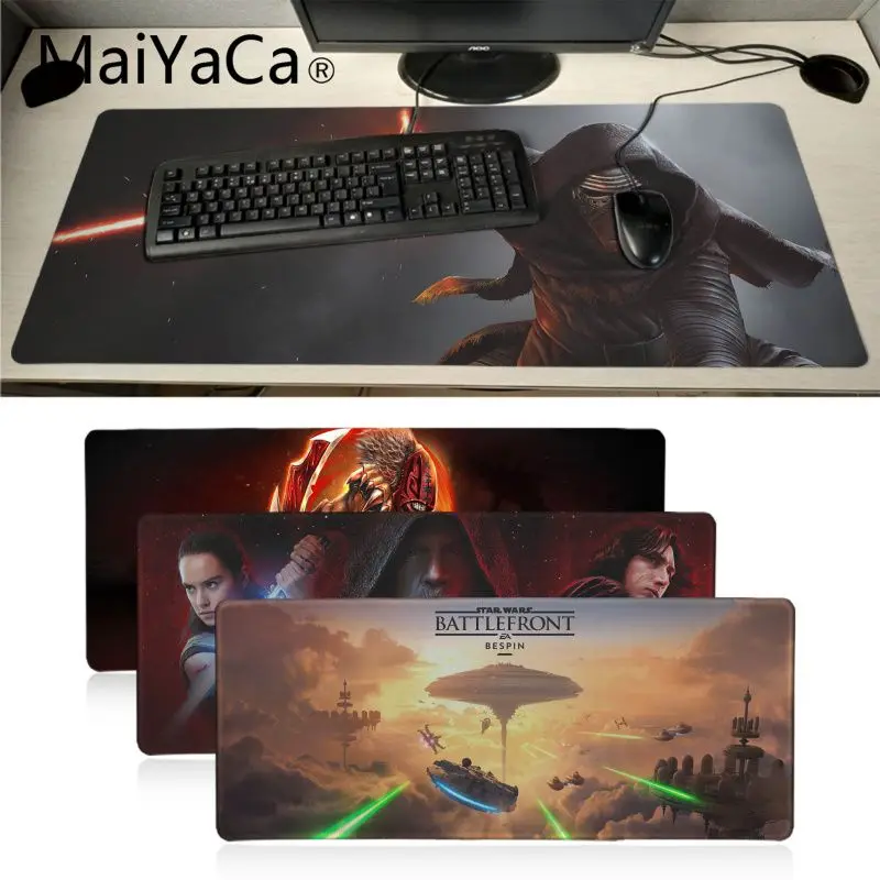 Maiyaca star wars ozadje Laptop Iger na srečo Miši Mousepad Velike Lockedge alfombrilla gaming Mouse pad igralec PC Računalnik mat