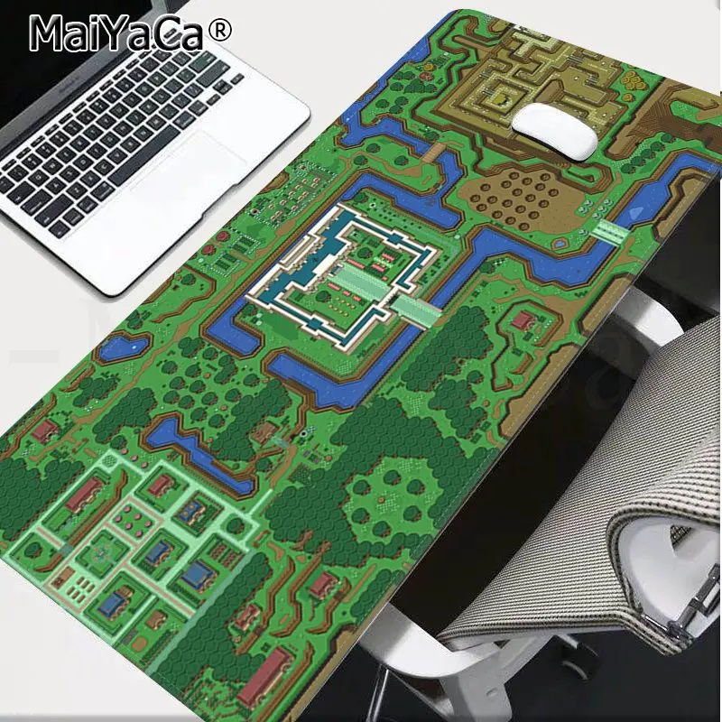 MaiYaCa Vroče Prodaje a Legend of Zelda zemljevid Velike Mouse pad PC Računalnik mat Brezplačna Dostava Velik Miško, Tipke Tipkovnice Mat