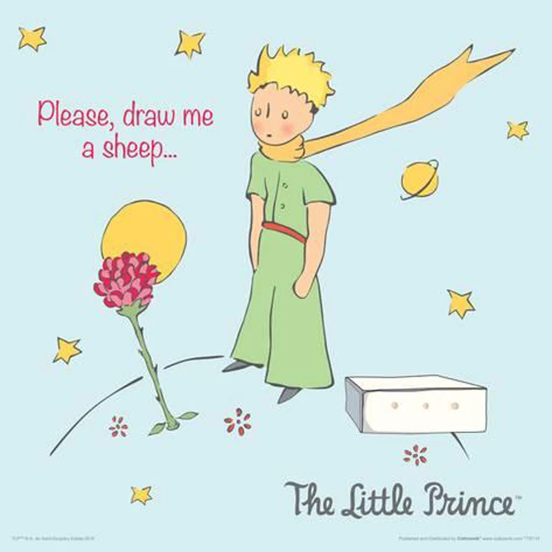 Mali Princ Ponudbo Razširljiv Bangle Le Petit Prince Rose Fox Kristali Charms Zapestnico Otroke/Odrasle Knjige, Nakit Trgovini
