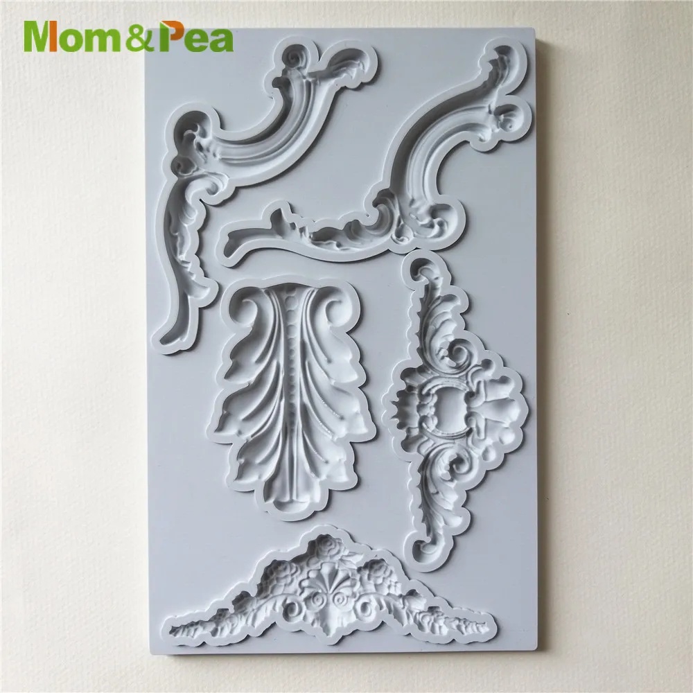 Mama&Grah GX269 Dekorativno Oblikovane Silikonsko Plesni Torto Dekoracijo Fondat Torto 3D Plesni, Hrana Razred