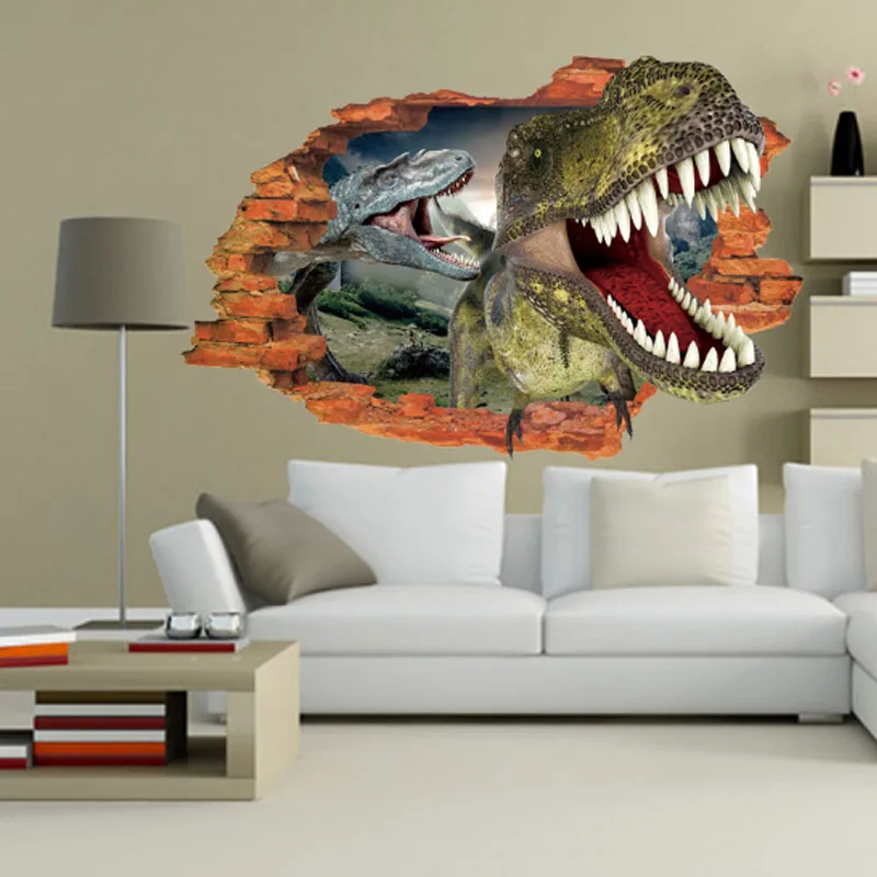 MAMALOOK 3d dinozaver stenske nalepke doma dekoracijo živali plakat stenske nalepke za otroke sobe plakat