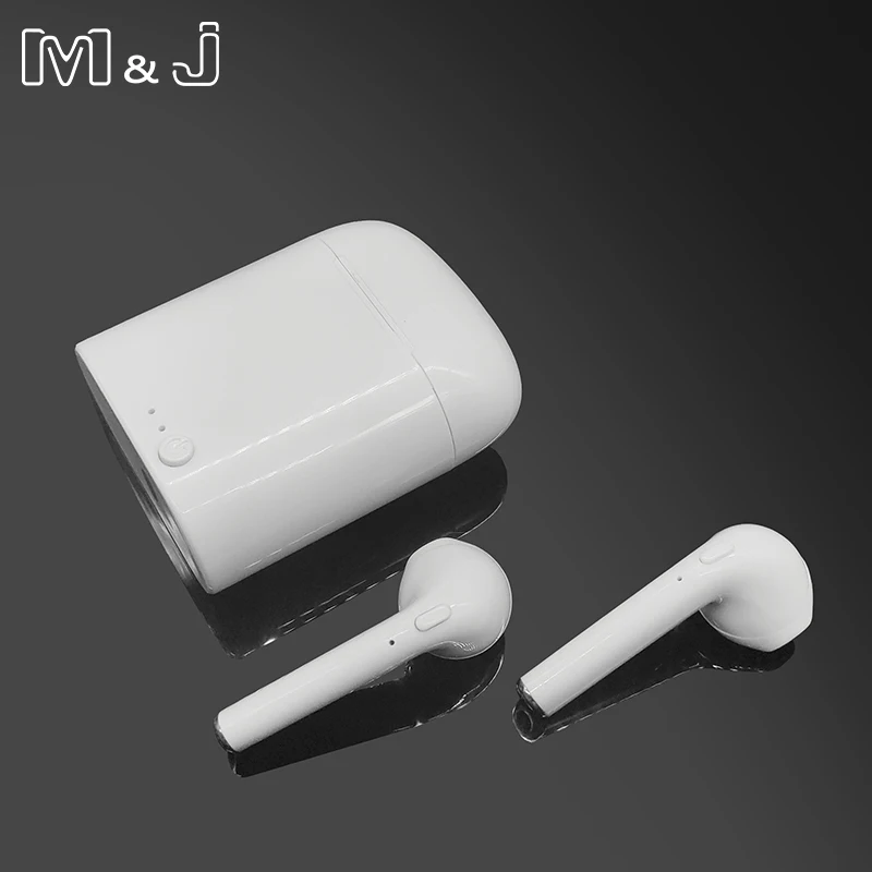M&J i7s Mini TWS Bluetooth 5.0 Brezžične Slušalke Čepkov S Polnjenjem Polje Športne Slušalke Za iPhone, Android, Samsung Xiaomi