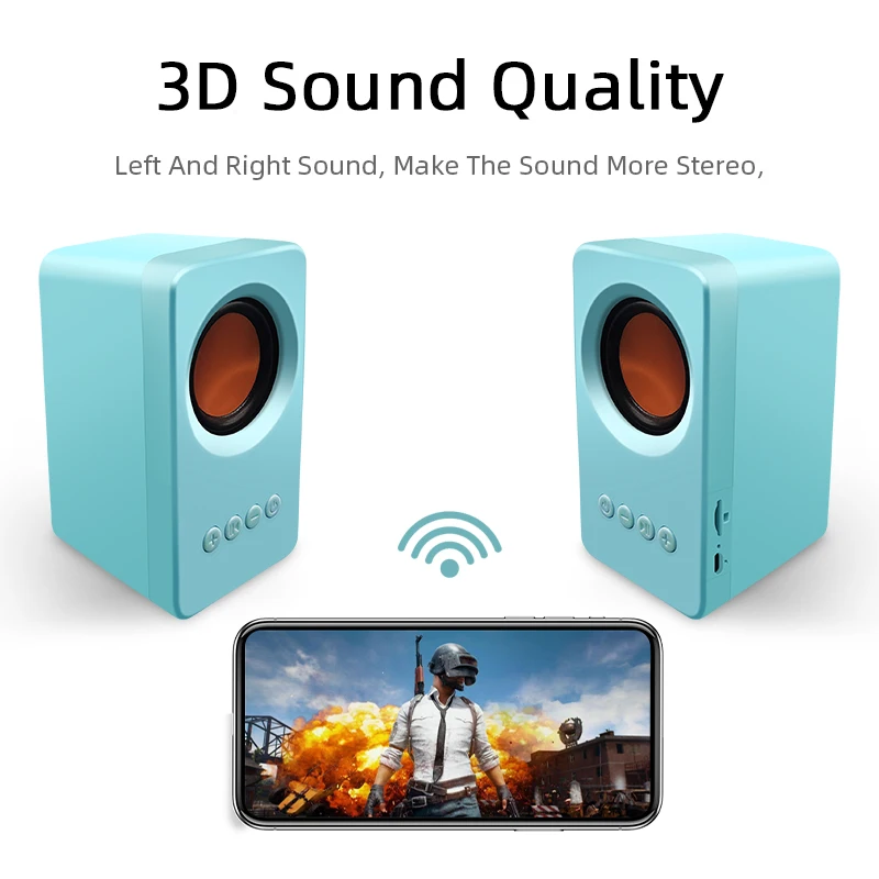 M&J TWS Bluetooth 5.0 Zvočnik Prenosni zunanji Polnilna Brezžični Zvočniki Soundbar Subwoofer Zvočnik TF MP3