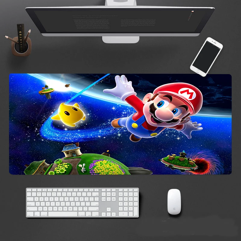 Mario mouse pad gaming mousepad notbook računalniška miška ploščica 700x300mm velike mat za miško igralec Božična darila