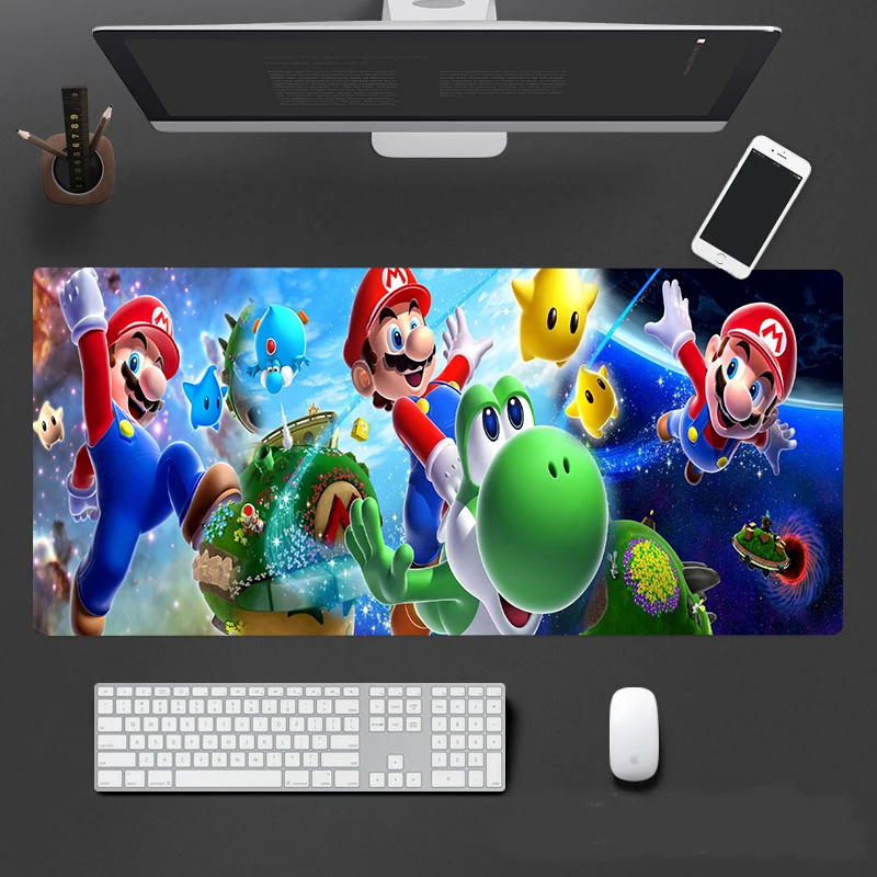 Mario mouse pad gaming mousepad notbook računalniška miška ploščica 700x300mm velike mat za miško igralec Božična darila