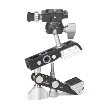 Marsace nova zasnova MC02 Močan Univerzalni Vijak Sponke z BallHead Kit za Canon, Nikon, Sony DSLR fotoaparate Fuji Arca-Swiss RRS