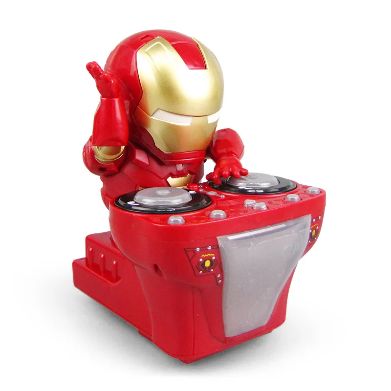 Marvel anime film Avengers zavezništvo iron man disk DJ Iron Man Maska električni ples robot rock fazi robot igrače cool in dinamično
