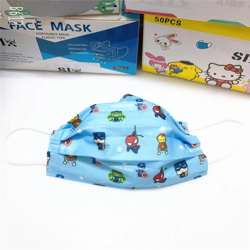 Maska za Enkratno uporabo za Odrasle Maske za Zaščito Mascarilla Otrok Ljubek Obraz Masko 3-layer netkane Tkanine Usta Masko