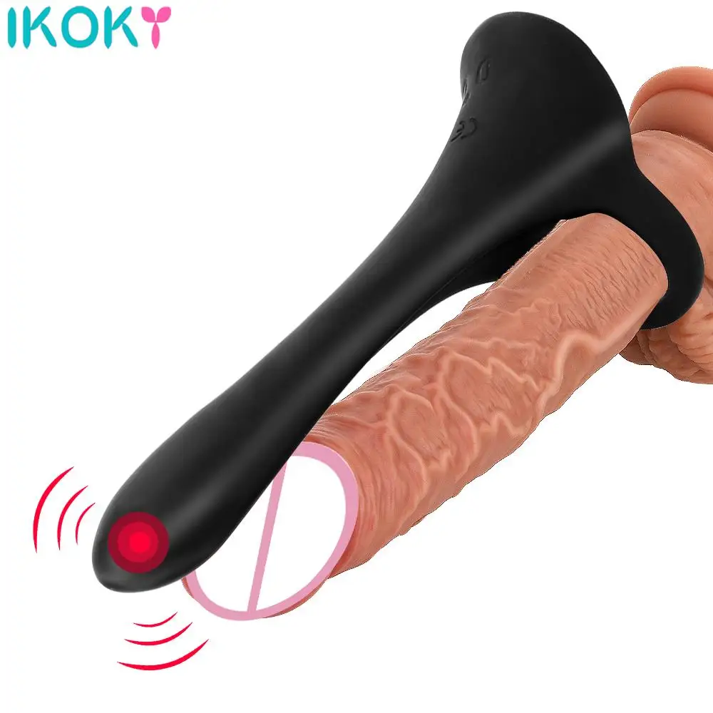 Massager Orgazem Nekaj G-Spot Vibrator Spodbujanje Bradavičke Ropstva Zaklepanje Petelin Penis Prstan Dolgotrajno Vagine, Klitoris