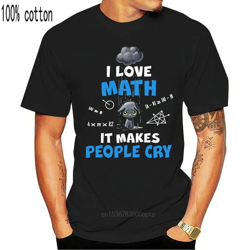 Matematiko imam rada Matematiko Naredi Ljudi Jokati T Shirt Osnovne Trdna Bombaž Poletje Srčkan konstrukcijo Zgradbe Velikosti v Velikosti S-5XL Edinstveno Majico