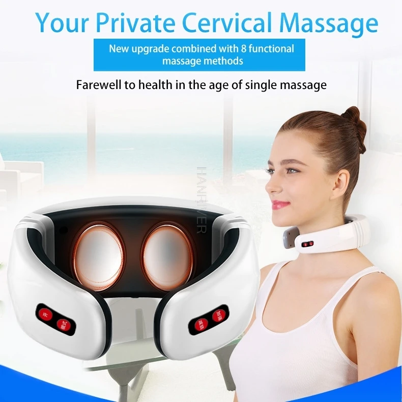 Materničnega vratu massager vratu massager vratu močno vretence masažno blazino, ramen, vratu, vroče stiskanje