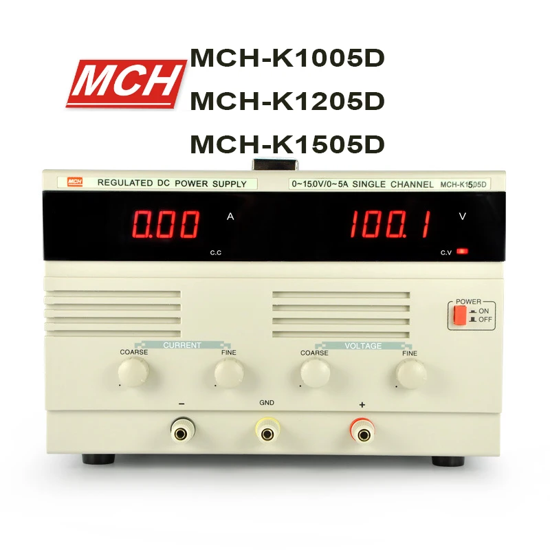 MCH K1505D K1205D K1005D High-power DC napajalnik 0-150V 120V 100V 5A DC nastavljiv konstantnim tokom regulator napajanja