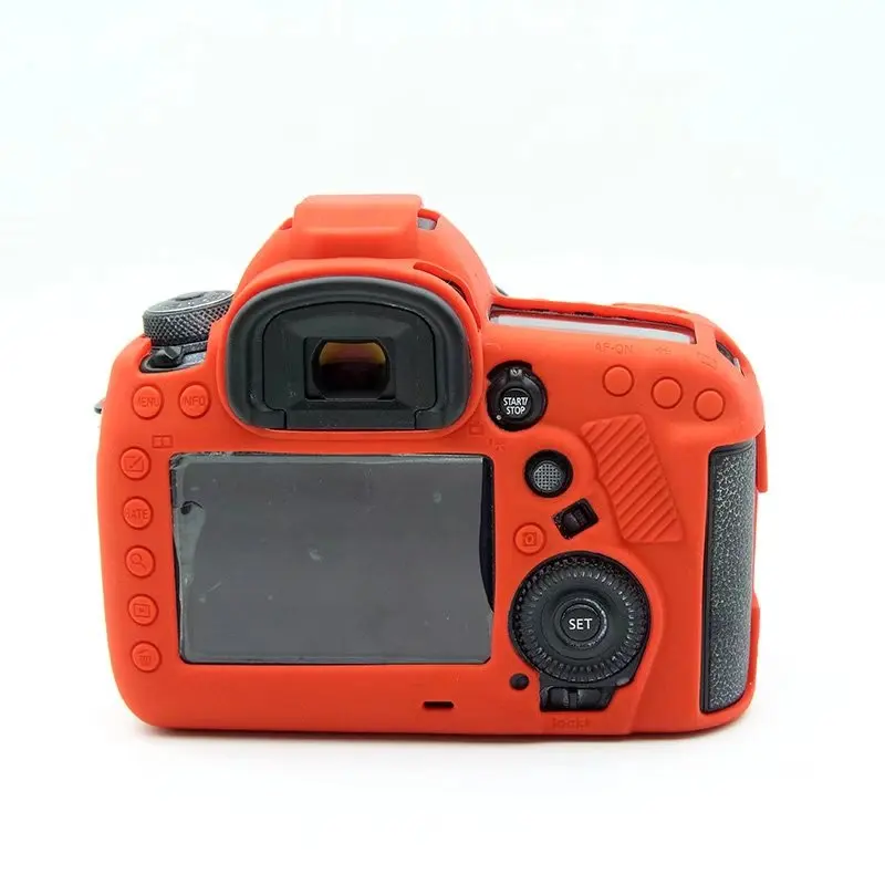 Mehke Silikonske Gume Fotoaparat Telo Primeru Kritje Za Canon EOS 5D Mark IV 5D4 Fotoaparat Torba Zaščitni Lupini Pokrov
