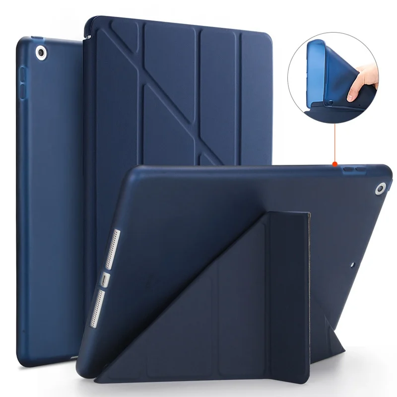 Mehko TPU Nazaj Zaščitni ovitek Za Apple iPad z 9.7 2017 smart Cover za iPad z 9.7 2018 kritje A1822 A1823 tablični primeru+Pen
