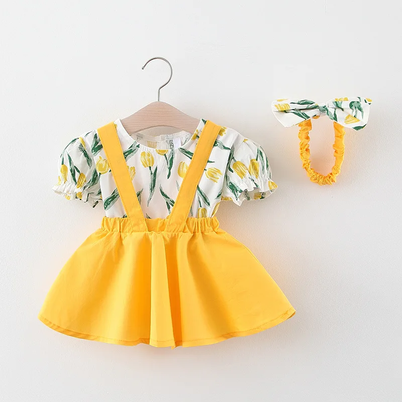 Melario Baby Dekleta Oblačenja Poletje Sladko Tiskanja Cvet Princesa Obleke za Dekle, Otroci Obleko Novorojenčka Rojstni dan Obleko Z Las Hoop