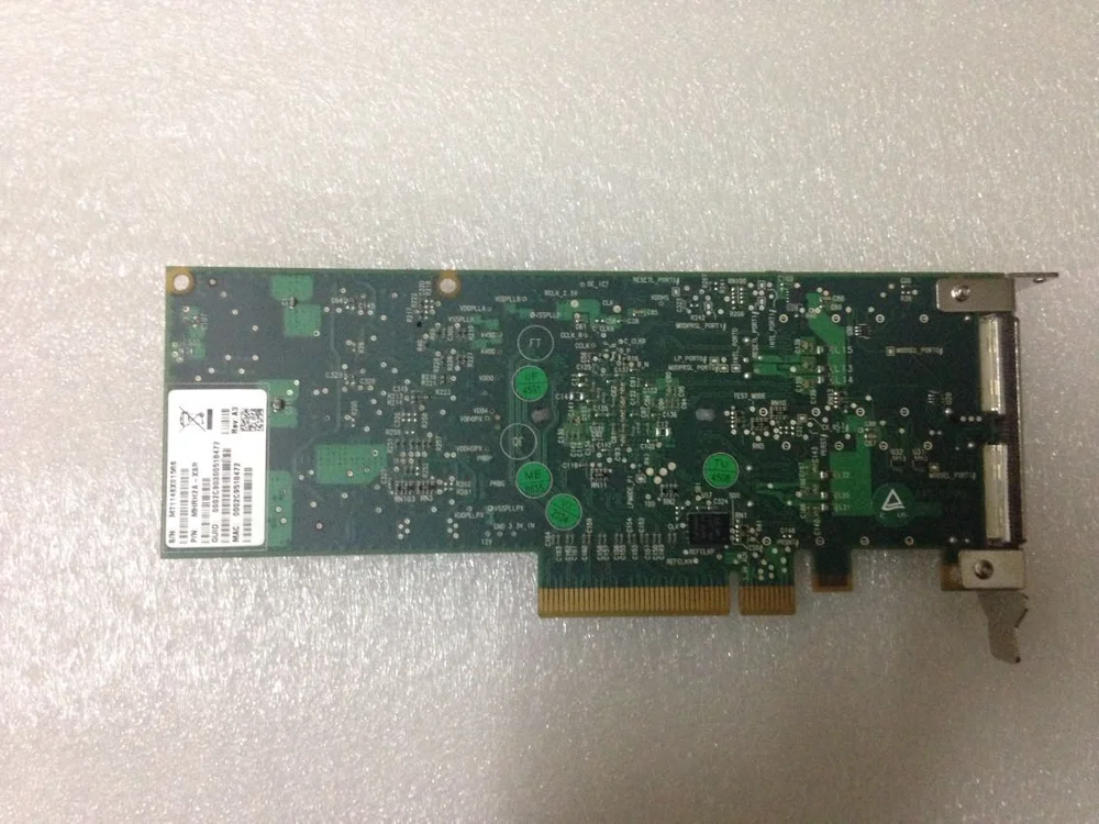 Mellanox MHRH2A-XSR Infiniband Dual Port PCIE Gostitelja Strežnika Channel Adapter 10g LP