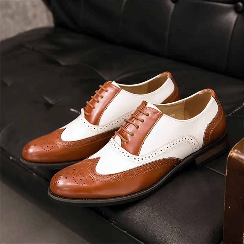Mens formalno čevlji oxford usnja čevlji za moške obleko poročno moške brogues urad čevlji čipke moški zapatos de hombre