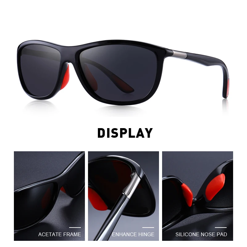 MERRYS DESIGN Moških HD Polarizirana sončna Očala Športni Ribolov Očala UV400 Zaščito S8310
