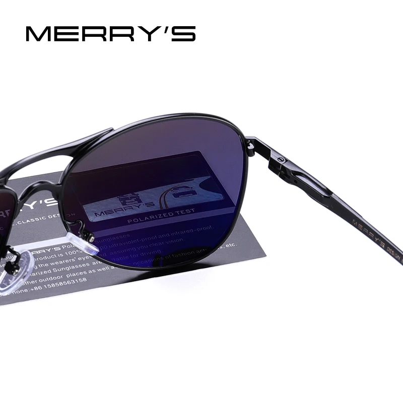 MERRYS DESIGN Moških Klasičnih Polarizirana sončna Očala Moških Pilotni sončna Očala Za Vožnjo Luksuzni Odtenki UV400 S8712N