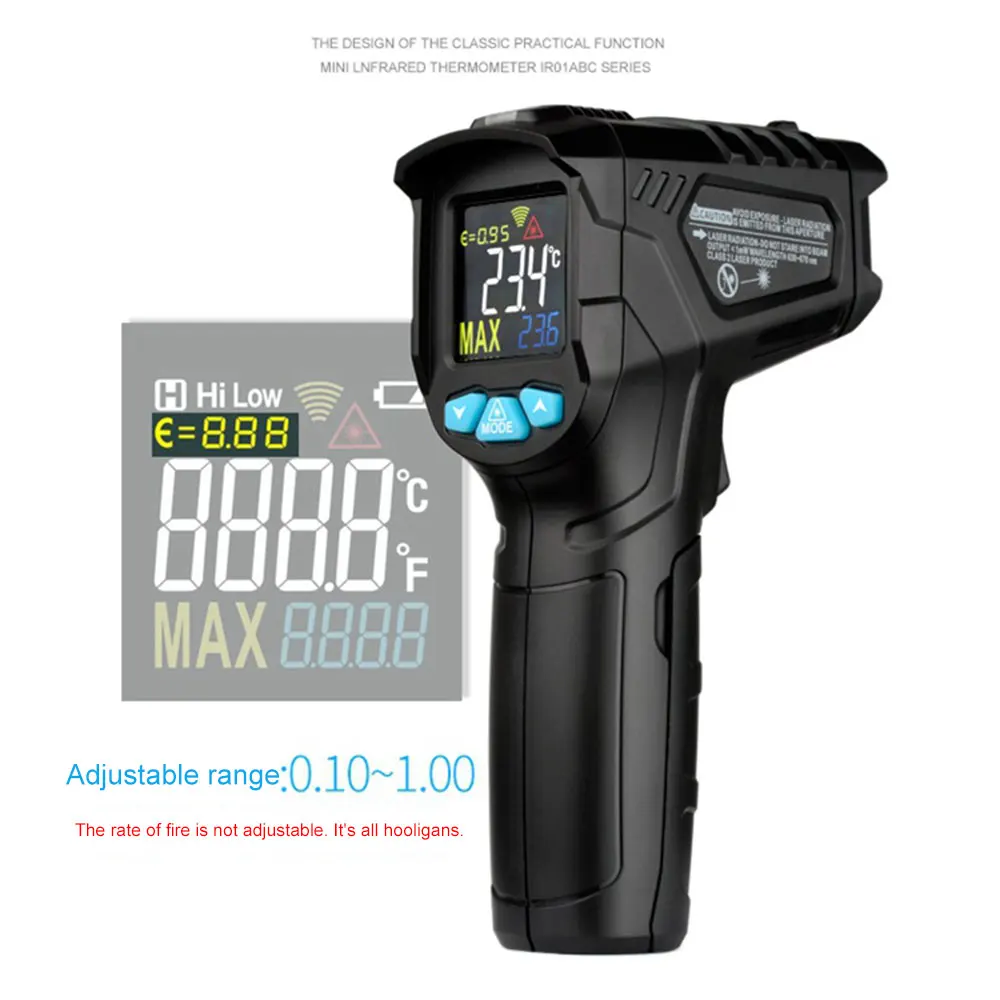 Mestek Ir01C Visoko Kakovostnih Prenosnih brezkontaktno LCD IR Infrardeči Laser Digitalni Temperature, Termometer Pištolo Ročni Termometer