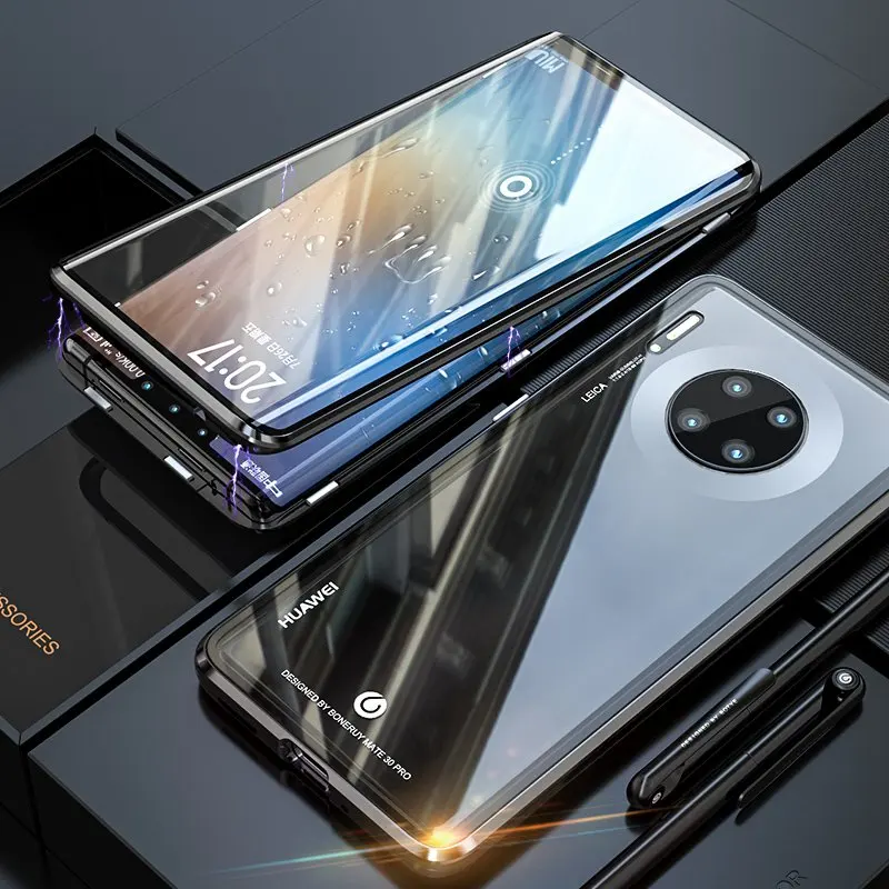 Mi 9 Primeru Dvojno Stranicami Magnetni Kovinski kovček Za Xiaomi Mi Mix 3 mobilnega Telefona Primeru Za Xiaomi Mi 9 SE