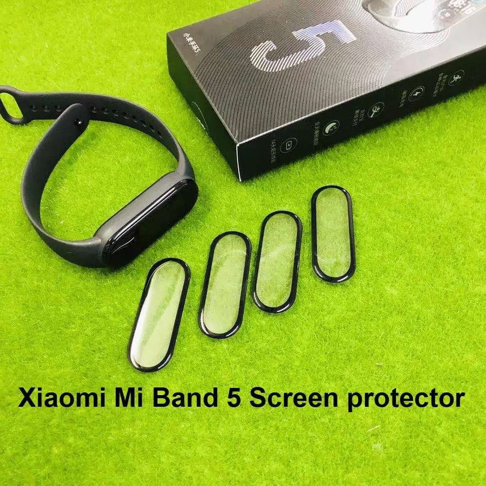 Mi Pasu 5 Screen Protector Za Xiaomi Mi Pasu 5 4 Zaslon Film Zapestnica 3D, celozaslonsko Zaščito Overlay Miband5 Miband4